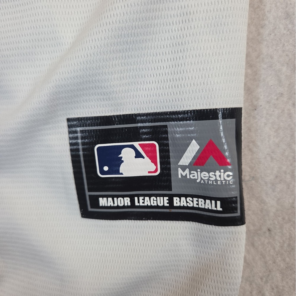 Vintage Los Angeles Dodgers Jersey Men White Majestic MLB Baseball - Picture 2 of 8